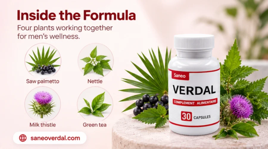 Saneo Verdal — les quatre plantes de la formule